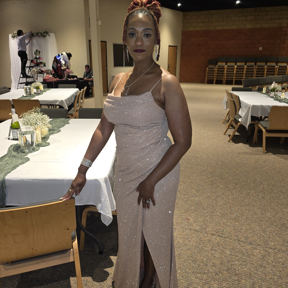 Windsor Sparkling Nude Wedding Dress